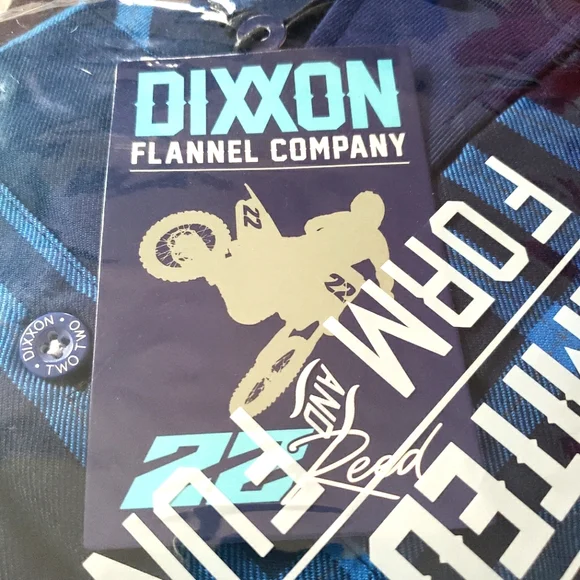 Dixxon flannel .Chris Reed.#22.